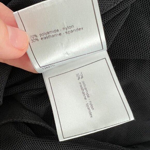 Chanel mesh black top size 44 - Picture 7 of 7